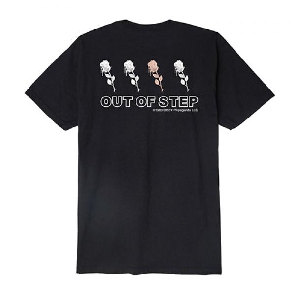 (163081788) OBEY RECORDS TEE-BLK